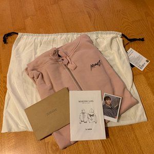 BTS Jungkook ARMYST zip-up hoody PINK Size M